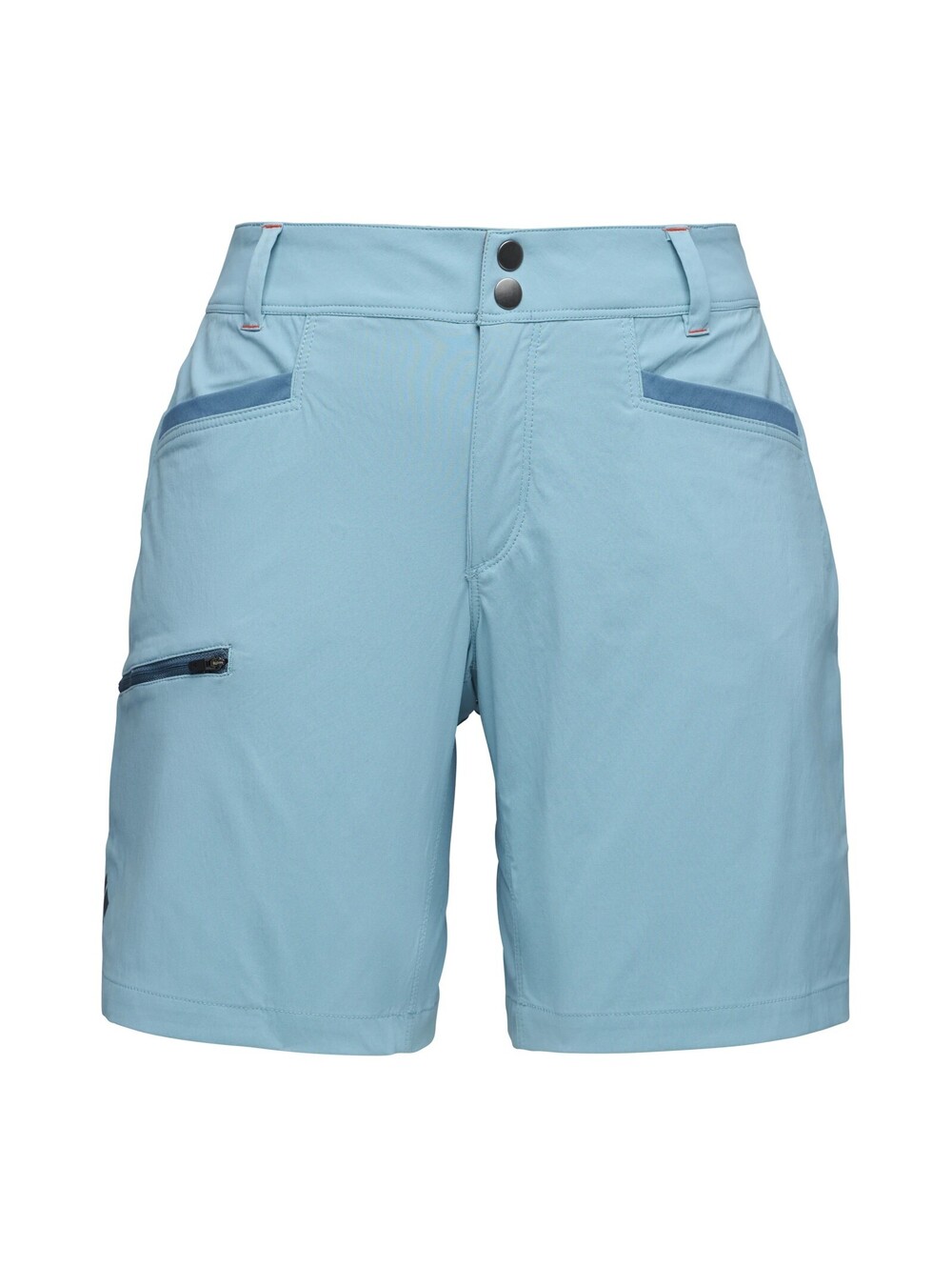 Black Diamond Women's Valley Shorts Glacier Light Blue Tactical Size 6 Climbing